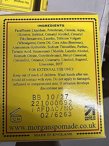 Morgans Pomade Original Formula 200g 7.06oz, Large Size (2 Pack)