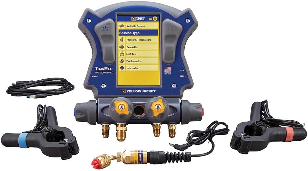 Manifold Digital Yellow Jacket 40881 Titanmax miniatura 1