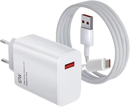 Quick Charge 3.0 Mobile Phone Adapter 16 Pro Max ,Compatible for Huawei,Compatible for Samsung, 15 Fast Charging Charger with 6A CableEU Charger and 1.5M