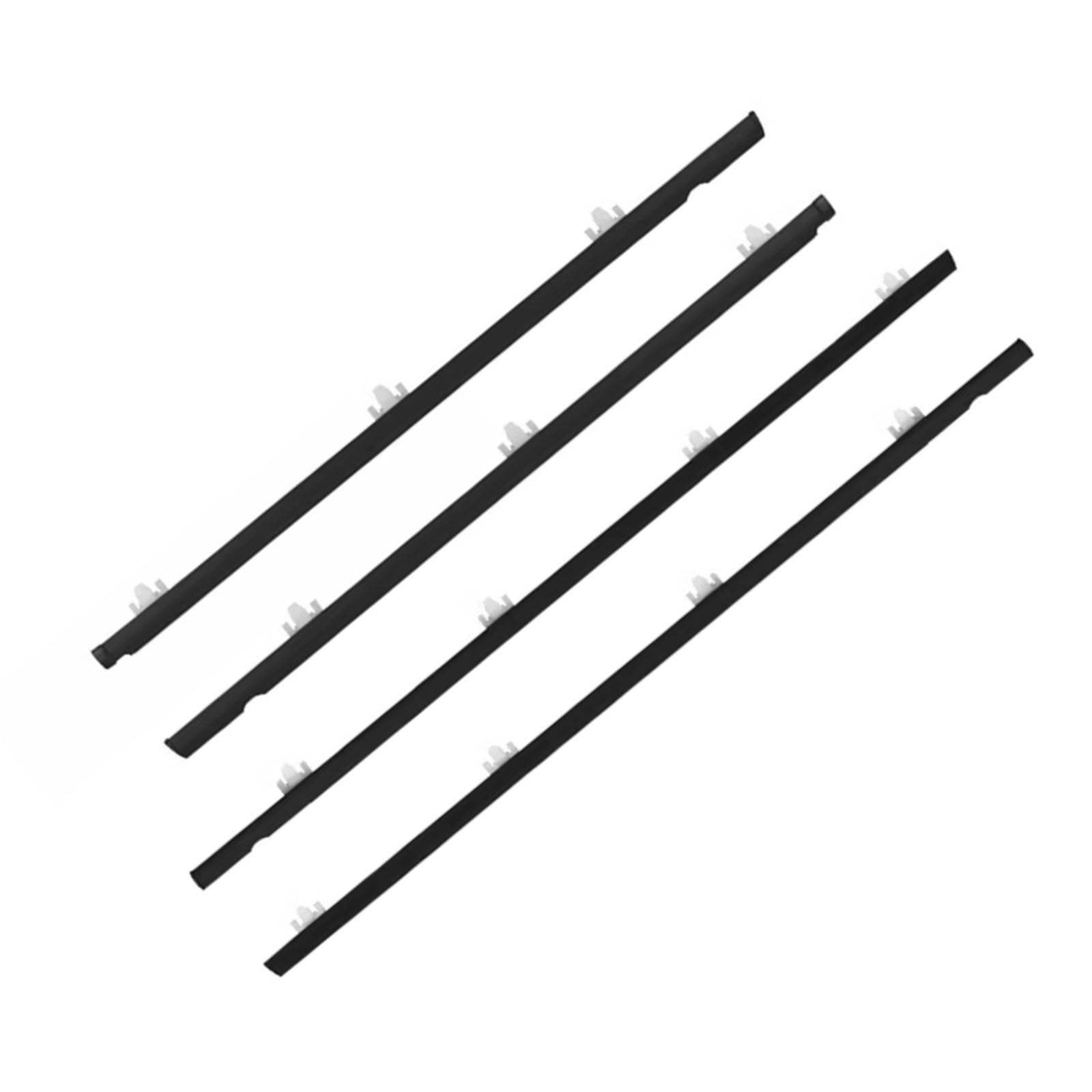 Tudexx One Color Car Weather Stripping Compatible With Nissan For Sentra For Sunny B13 For Tsuru V16 1990-1994 Car Window Sweep Outer Weatherstrip Trim Molding 8082050Y01