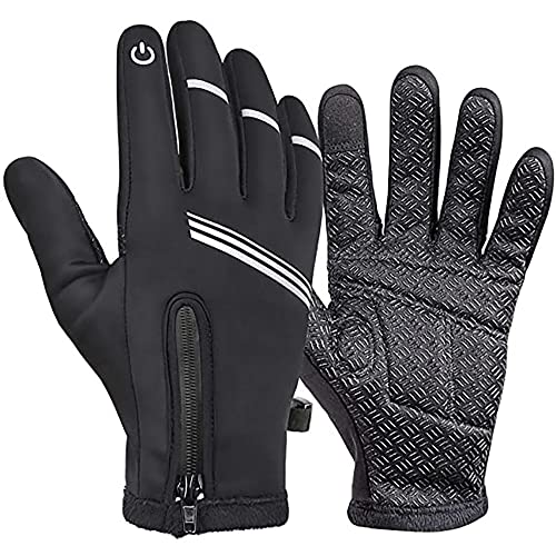 Fahrradhandschuhe, rutschfeste Handschuhe Damen, StoßDäMpfende Winterhandschuhe Herren, Handschuhe Damen Warm Mit Touchscreen Funktion FüR Herren/Damen Winddicht,C,l Cover