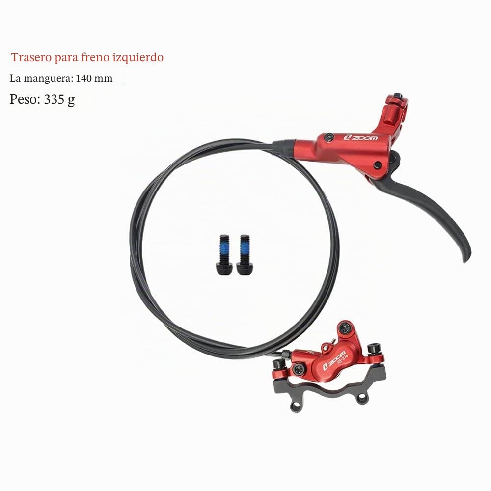 NYK Zoom - HB-876 - Freno de disco hidráulico de 4 pistones delantero y trasero de 800 mm y 1400 mm, juego para bicicleta de montaña MTB BMX