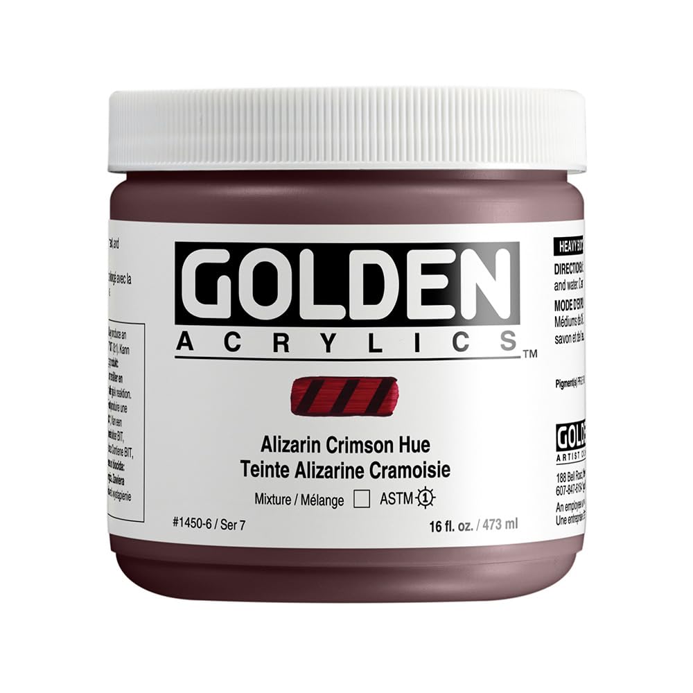 GOLDEN ARTIST COLORS H/Body 473Ml Alizarin Crimson Hue Vii — image 1