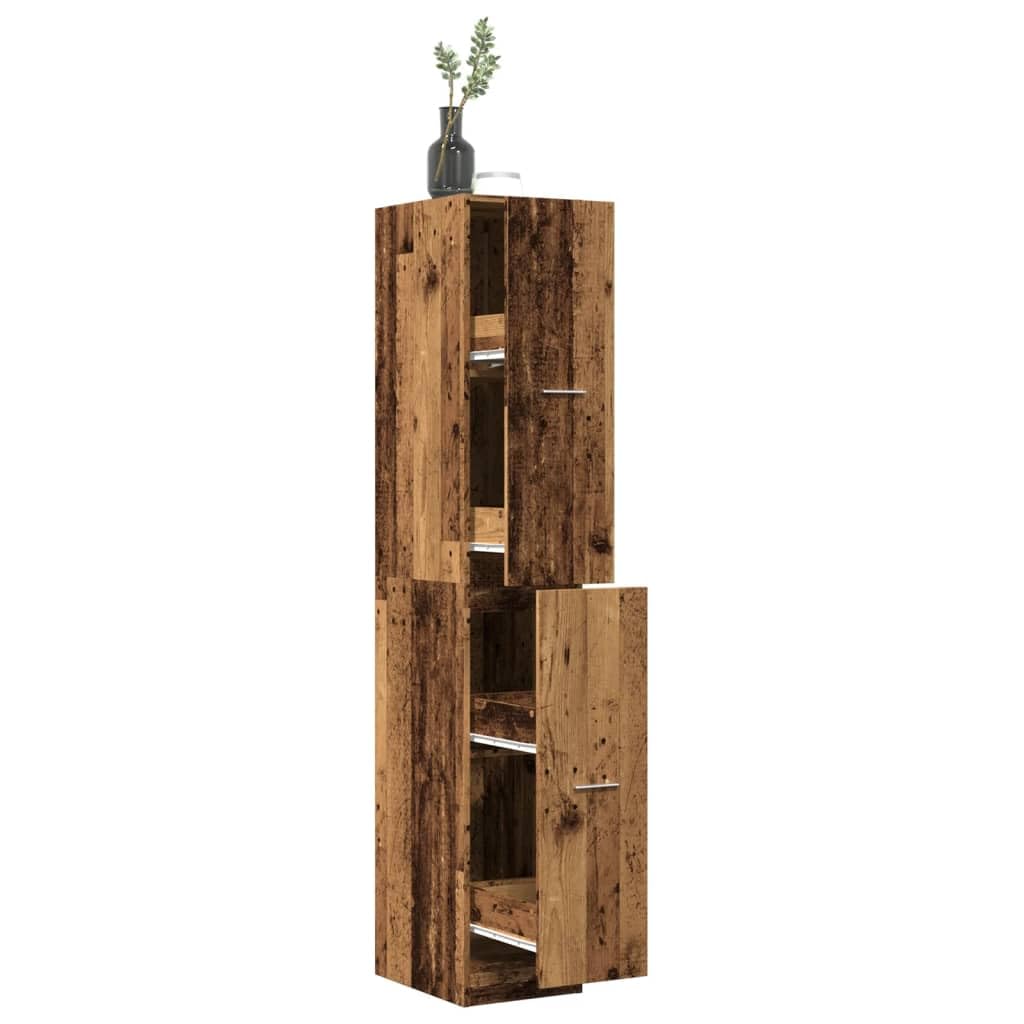 Apothekerskast Faro Antraciet (BxHxD) 30,0 x 206,8 x 57,1 cm HFZ306-9-5105