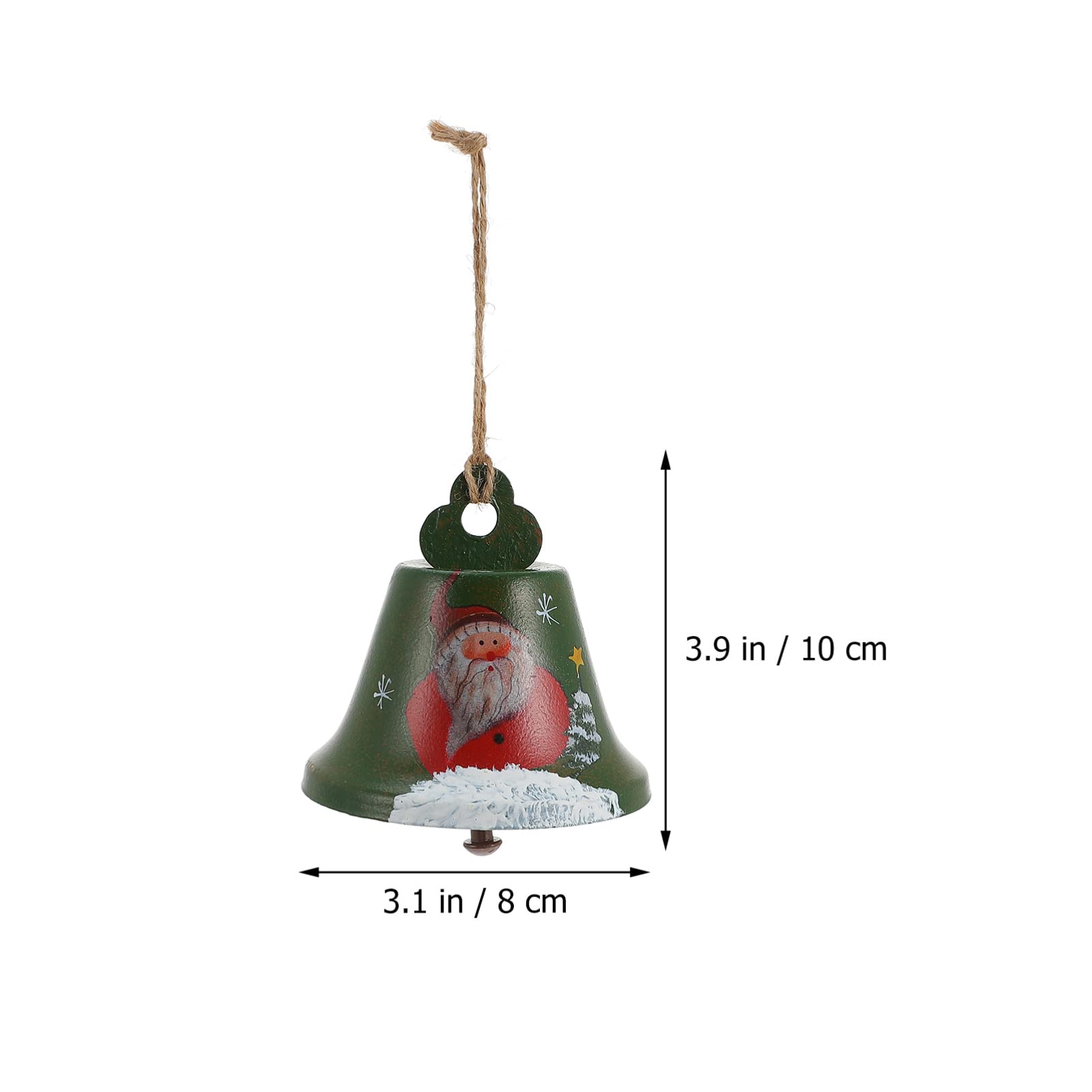 Cabilock 3 Set Campane Di Natale Alberi Di Natale Luci Per Esterni Luci Da Festoni Lucine All'aperto Luci Fatate Campana Appesa Al Festival Campana Sospesa Ferro Battuto 4 Pezzi * 3