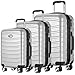 Produktbild Andreas Dell REISEKOFFER REISEKOFFERSET 3 Set Trolley Koffer Farbe Silber TSA Schloß XL L M Kofferset REISEKOFFER