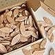 Tolux Flachdübel Größe 20, Packung mit 1000 Stück, Lamello Dübel, Kompatibel mit Lamellofräse, Hochwertige Buchenholzdübel für Schreiner und Heimwerkerprojekte
