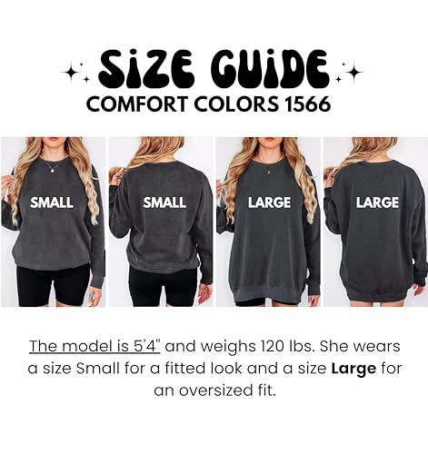 Premium Embroidered Pumpkin Season Sweatshirt | Comfort Colors® Vintage Wash Fall Crewneck4