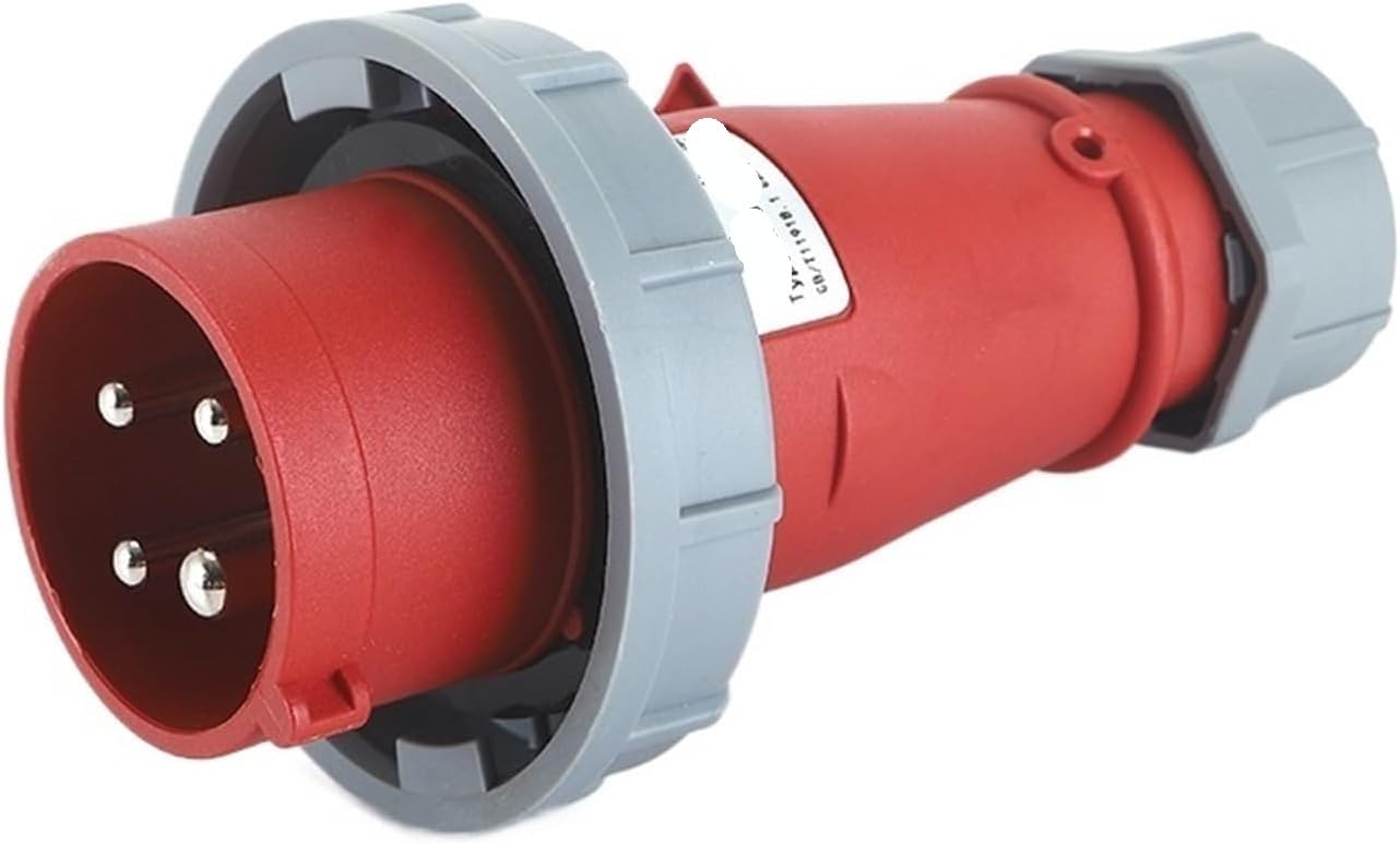 1pc 4P 16A IP67 Waterproof Mobile Industrial Plug for Stage Lighting and Data Centers - Dustproof and Durable Devise