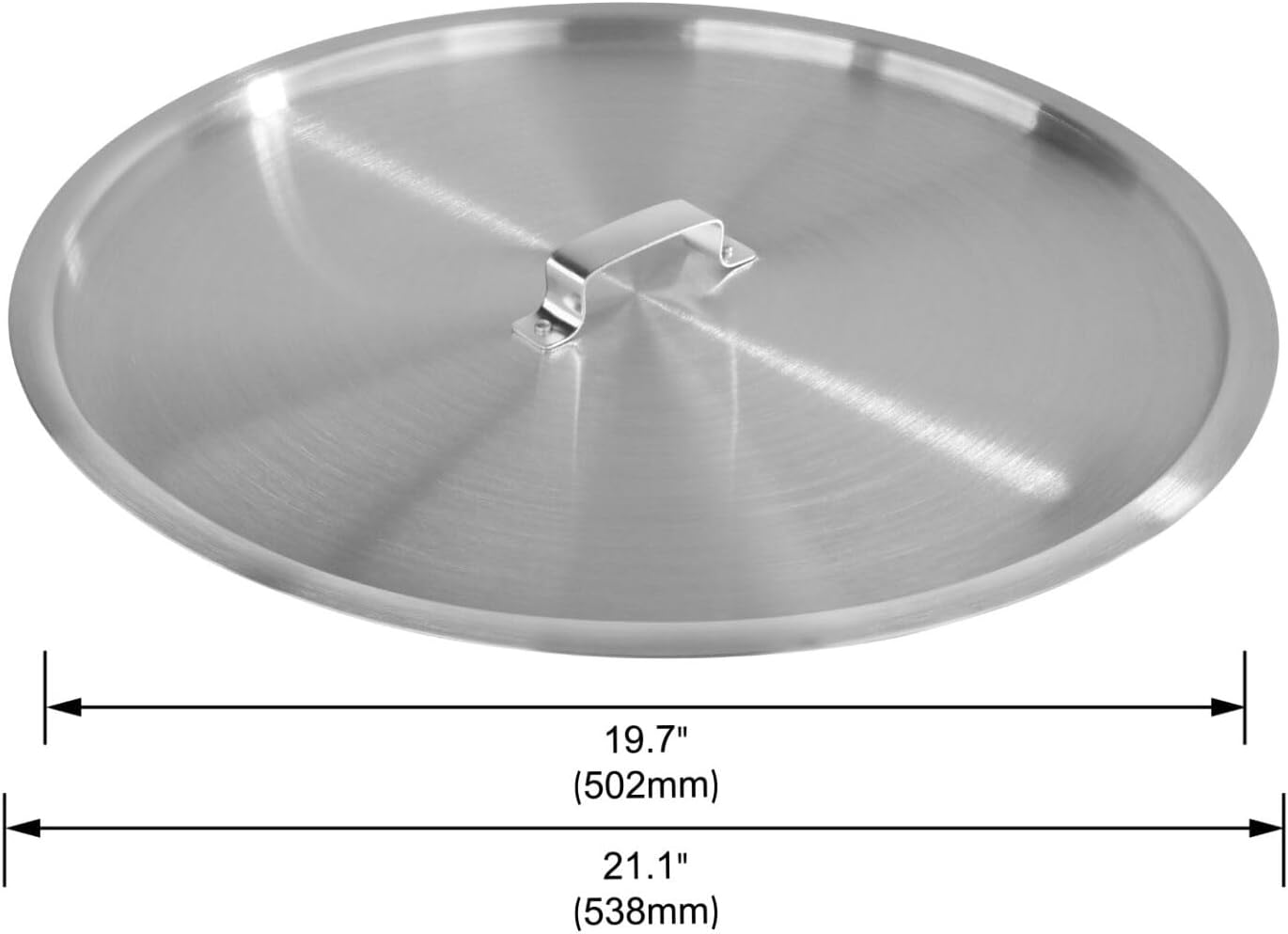 New Star Foodservice Aluminum Brazier Cover, Fits 28 Qt Brazier