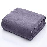 GBYJ Salón de Belleza Cama Toalla de baño Adulto Grueso Suave Absorbente Toalla Grande Masaje baño de pies Ropa de Cama-Gris Oscuro_180x80cm Toalla de baño Grande NO.2781