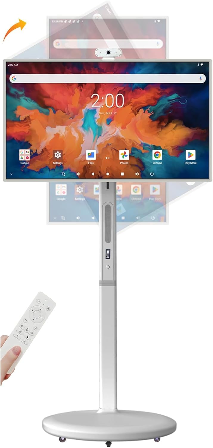 View 1 of **PARTS ONLY** KVKID 32" Smart Portable TV on Wheels