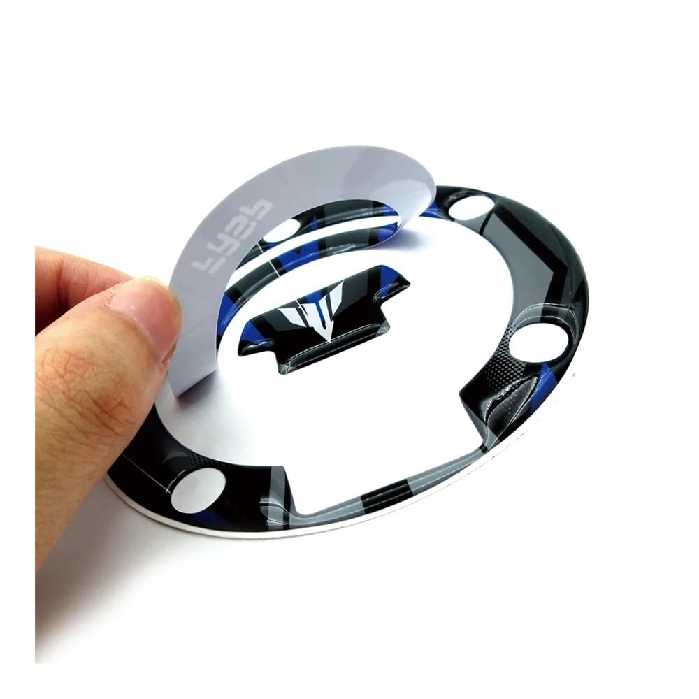 Autocollant Réservoir Moto Autocollants De Protection Pour Bouchon De Réservoir De Carburant De Moto, Autocollants Pour Ya&maha MT01 MT03 MT07 MT09 MT10 YZF R1 R6 MT 09 10