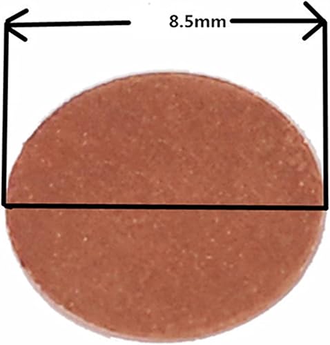 TUXING Disco de ruptura de rebanada a prueba de explosiones, disco de ráfaga, para bomba de compresor de aire YONGHENG, 0.335 in 10 Piezas/Pedido