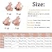 SooTTBE Silicone Breastplates High Collar Style Realistic Boobs Fake Breast Forms Water Drop Type Breastforms for Crossdresser,Color 1,Silicone D Cup