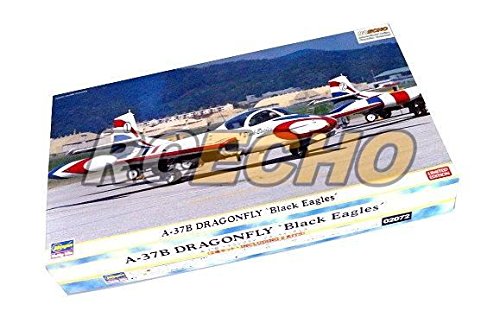 Hasegawa Aircraft Model 1/72 A-37B Dragonfly Black Eagles Hobby 02072 H2072