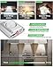 goodland Under Cabinet Lighting 80 LED Closet Light, Motion Sensor Lights Indoor USB Rechargeable Dimmable Stick-on Night Light Bar for Kitchen, Wardrobe, Garage, Stairs, Bedroom (1 Pack)