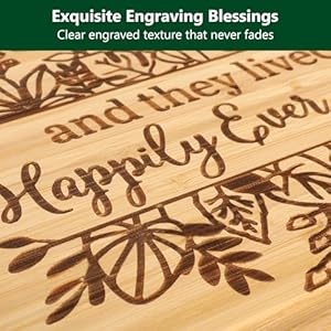Weddinggiftforcouple2025engravedcuttingboardbridalshowergiftsforbrideandgroomengagementtheylivedhappilyeveraftermarriagecuttingboardnewlywedweddinggiftforcouples Urban Country Home Decor Wedding gift for couple 2025 engraved cutting board bridal shower gifts for bride and groom engagement they lived happily ever after marriage cutting board newlywed wedding gift for couples urban country home decor