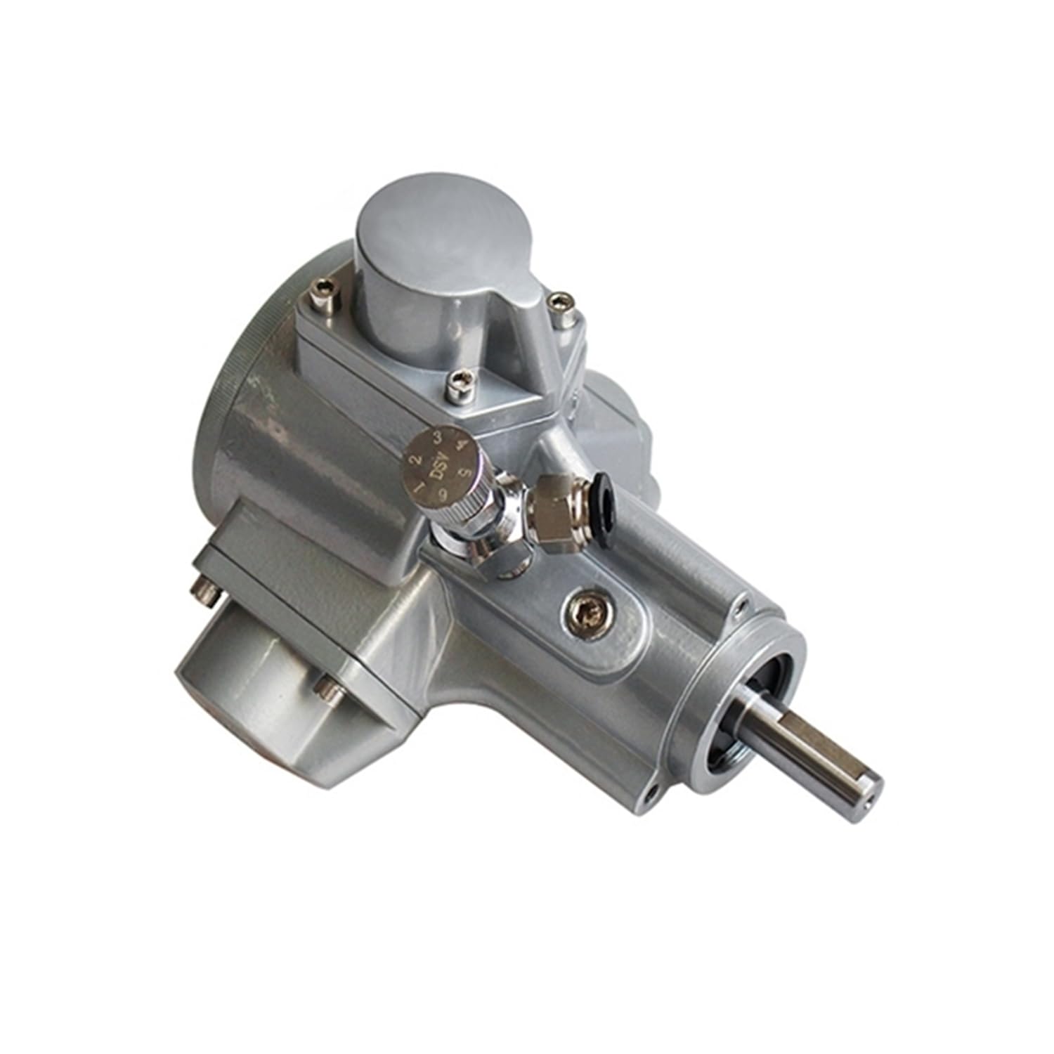 ATO Piston Air Motor for Paint Mixing and Industrial Stirring - Instantly Reversible Cool Running Pneumatic Agitator (Basic Installation Type, 1/2HP)