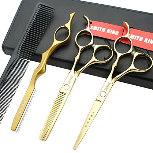 6.0 Inches Professional hair cutting thinning scissors set with razor