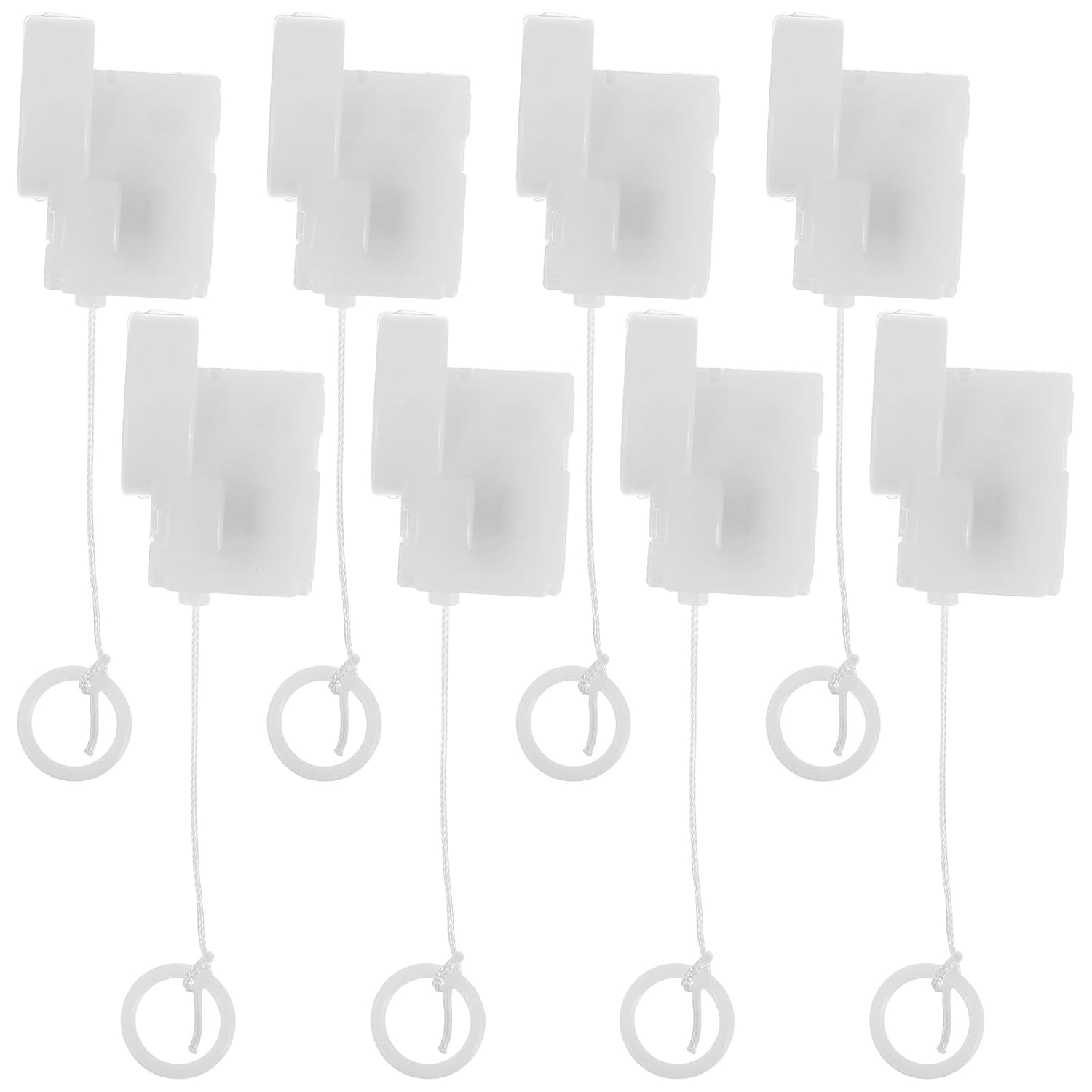 TOYANDONA 8pcs DIY Plush Toy Pull String Vibration Motor - Plastic Parts for Crafting and Repair Indoor and Outdoor Parties School Projects White