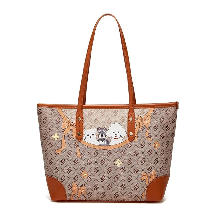 Image of Women's Handbag Tote Bag Premium PU Leather Shoulder Bag with Top Handle & Detachable Strap - Stylish Large Capacity Purse for Office, Casual & Party Use