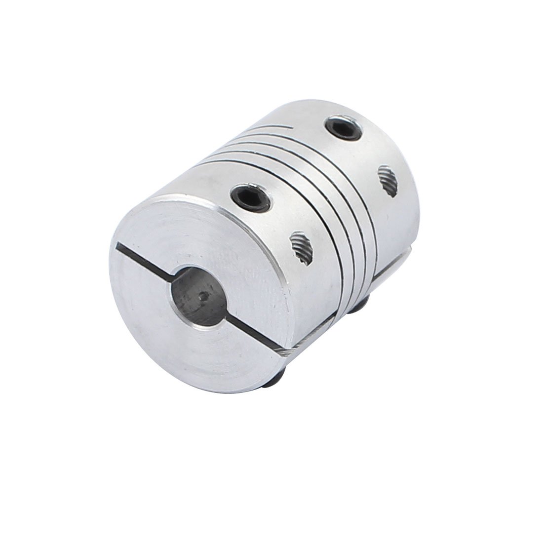 Aexit 20mm Diameter Electrical equipment 25mm Length 6mmx6mm Aluminum Alloy Spline Shaft Flexible Helical Coupling