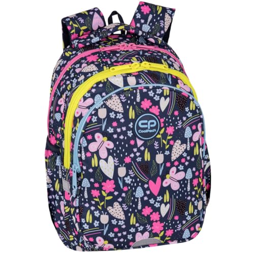 Sac à dos scolaire JERRY grand compartiment Coolpack F029831 fleuri