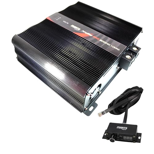 Marts Digital MXD Series Monoblock 3K 1 Ohm Full Range Amplifier MXD-3000-1-V2, Black
