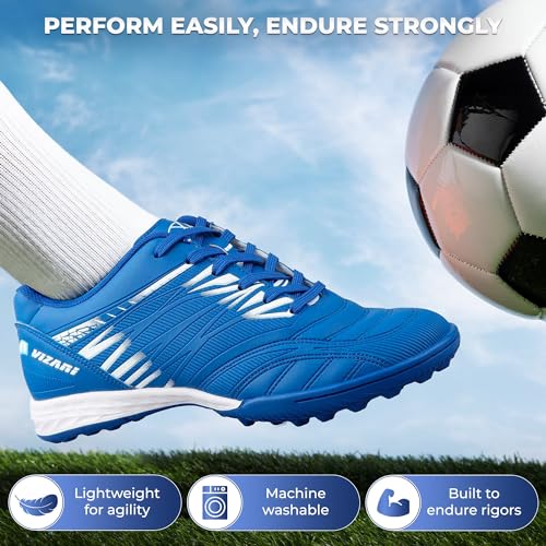 Vizari Valencia Turf Soccer Shoes for Teen & Adult | Lightweight Football Turf Shoes with Durable Synthetic Upper | Athletic Turf Shoes with Rubber Outsole for Men and Women4