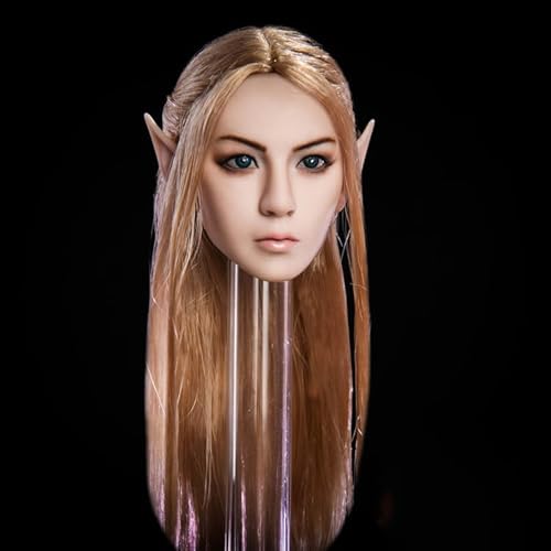 Fremego 1/6 Scale Female Head Sculpt,Beauty Elf Girl