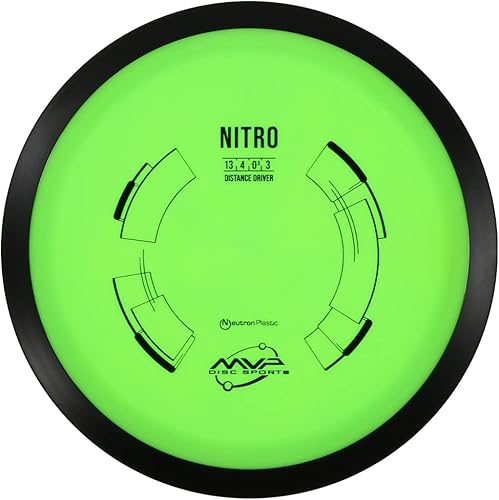 MVP Disc Sports Neutron Nitro Disc Golf Distancia Driver (los colores pueden variar)