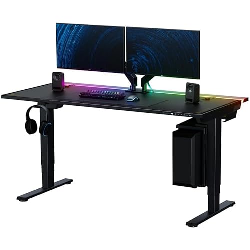 Secretlab Magnus Pro XL with Stealth MAGPAD Desk Mat | Ergonomic Electric Standing Desk with Magnetic Cable Management | Integrated Power Supply Column | Built-in Cable Management Tray