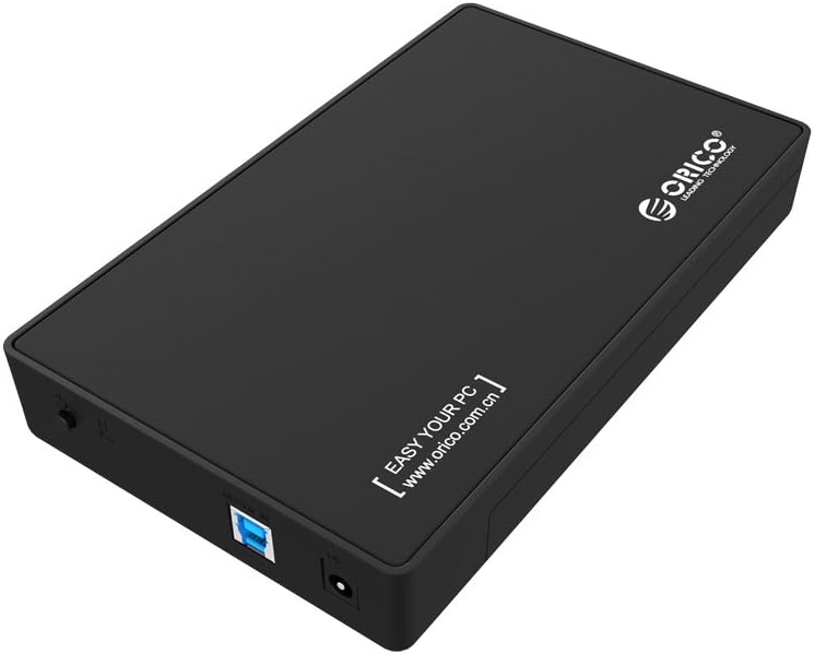 ORICO Tool-Free 3.5 inch USB 3.0 Hard Drive Enclosure for 3.5" SATA HDD, hard disk enclosure capacity up to 4 TB HDD