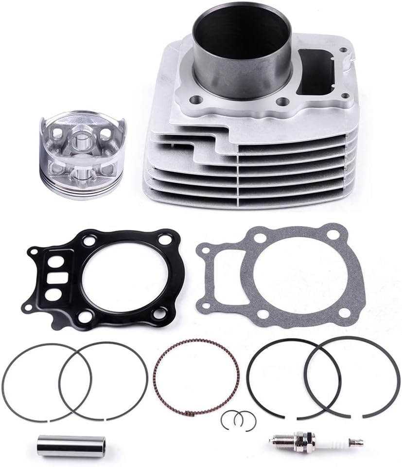 ROADFAR Cylinder Piston Assemblies fit for 2000-2006 for Honda Rancher 350 TRX350 12100-HN5-670 TRX350FE Engine Cylinder Heads Rings
