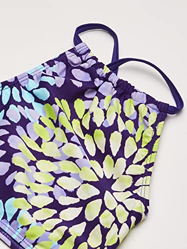 Kanu Surf Girls Upf 50+ Beach Sport Halter Tankini 2-Piece Swimsuit, Daisy Purple, 10 #TOP2