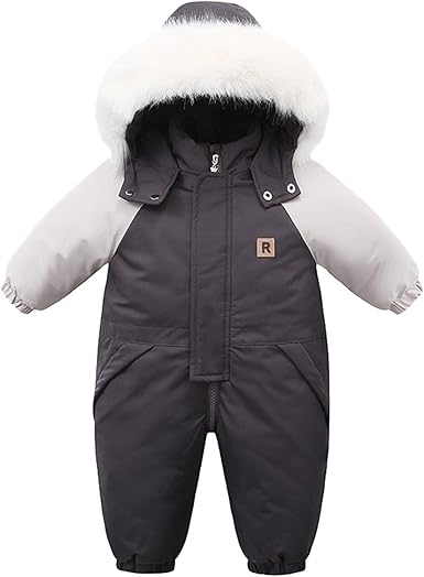 Generisch Enfant Bébé Garçon Manteaux D'hiver épais Col Polaire