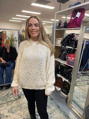 Image of Desigual Women's Textured Sleeve Sweater