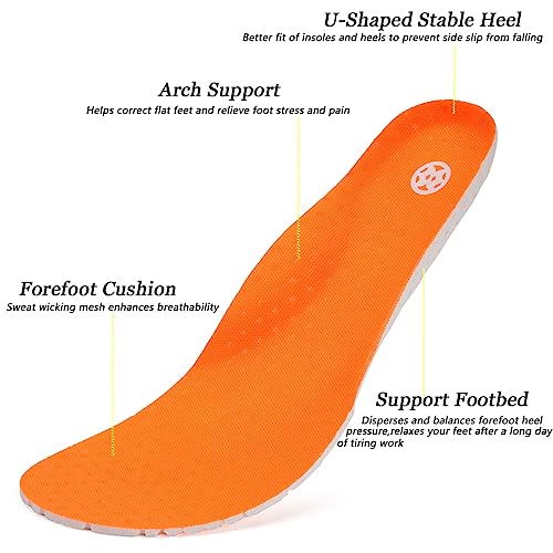 Image of Eagsouni Mens Womens Arch Support Garden Clogs | Removable Insole,Waterproof Garden Shoes,Breathable Mesh Clogs,Slip On Sandals,Unisex Summer Clogs,Adjustable Heel Strap