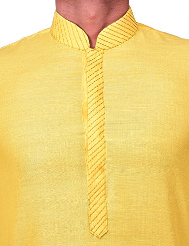 Image of Manyavar Men's Regular Fit Kurta & Churidar Set (SDES306)