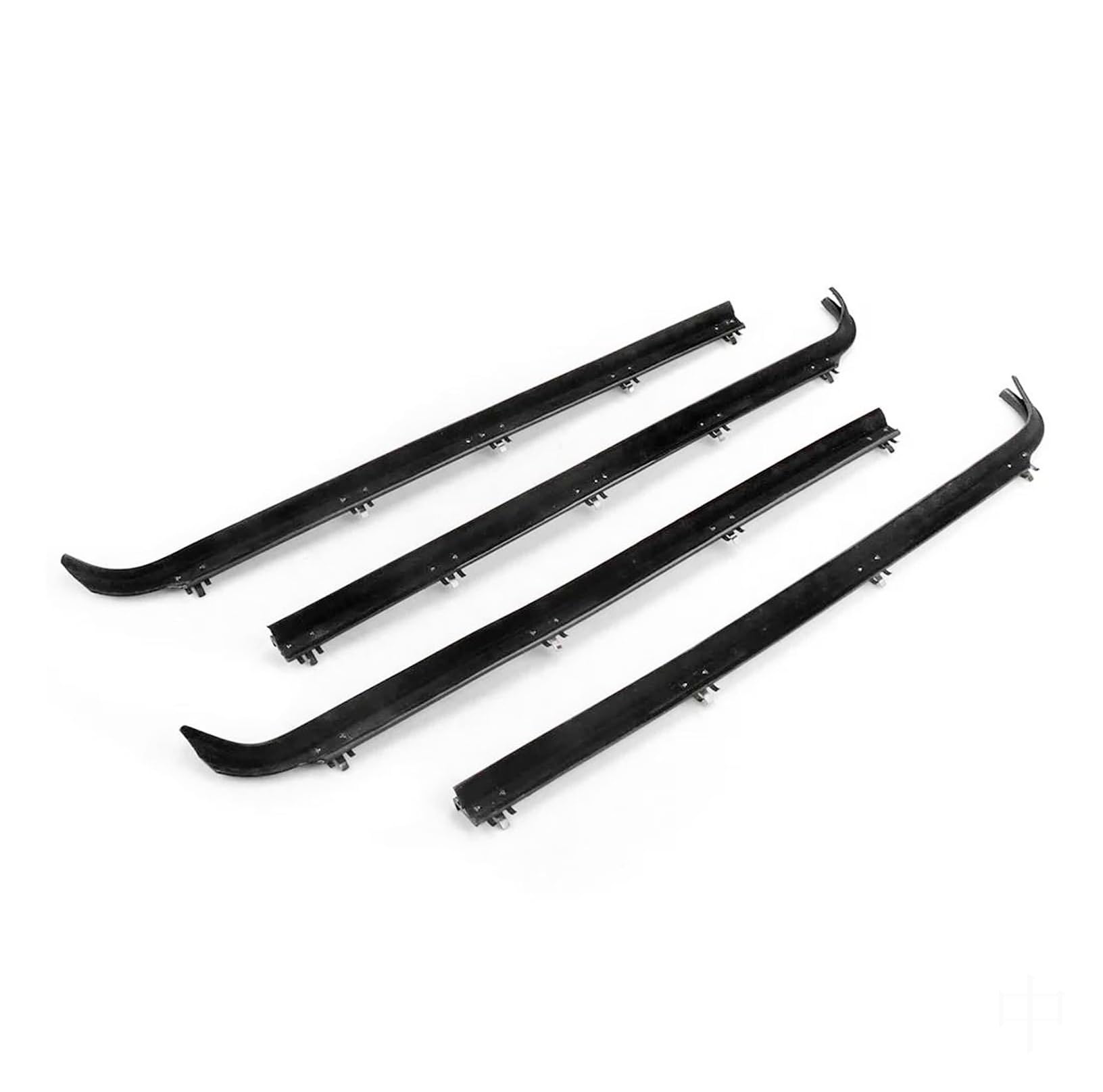 Door Window Weatherstrip for F150 F250 F350 1987-1997 Inner Outer Door Window Seal Weatherstrip Kit (OE# F2TZ1521457A, E7TZ1521453A)