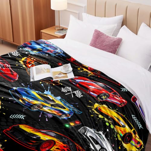 YEEFLOW Racing Car Blanket