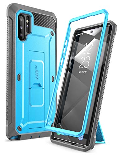 SUPCASE Unicorn Beetle Pro Series Case Designed for Samsung Galaxy Note 10 Plus/Note 10 Plus 5G, Full-Body Rugged Holster & Kickstand Without Built-in Screen Protector (Blue)