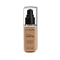 Vista 9 de Base mate L.A. COLORS Truly Matte, Cafe CLM360
