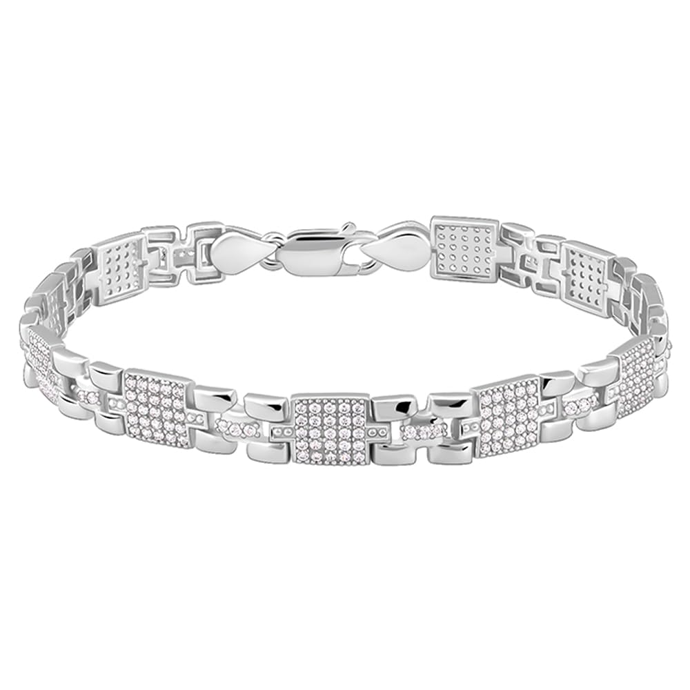 925 Silver Courage Bracelet For Him, Adjustable | Gifts for Men and Boys| With Certificate of Authenticity and 925 Stamp | 6 Months Warranty