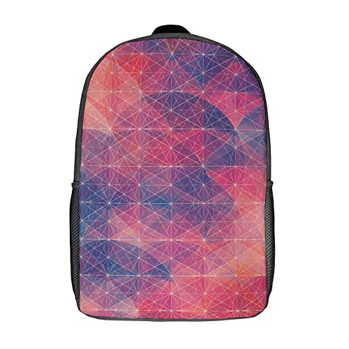 Sac à dos d'école 17" grand volume pour soulager le dos des enfants avec style artistique