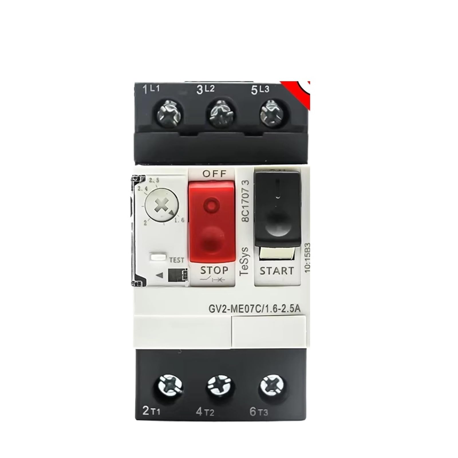 Disyuntor de motor magnético térmico 3P con botones de control 3