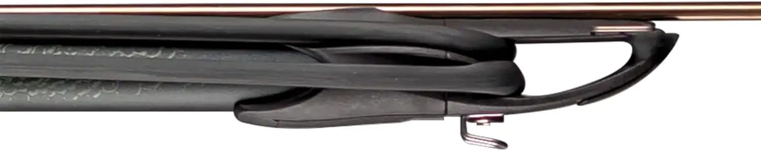 SALVIMAR Metal Speargun for Spearfishing - Underwater Hunting Spear Gun with Anodized Aluminum Barrel with Enclosed Track, Double 14 mm Elastics, Stainless Steel Release System