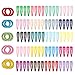 Produktbild 130 bunte Haarspangen-Sets ZEEREE 80 Haarspangen 50 Haarbänder Rutschfeste Clips Elegantes und lebendiges Haarband für Mädchen und Kinder in verschiedenen Farben