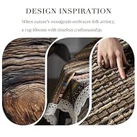 BSICPRO Kitchen Rugs Sets of 2, Non Slip Kitchen Mats for Floor, Brown — image 2